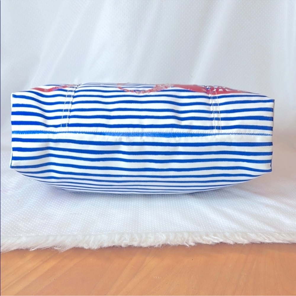 EUC COACH POPPY RARE Nautical Stripe shoulder bag - Picture 5 of 14